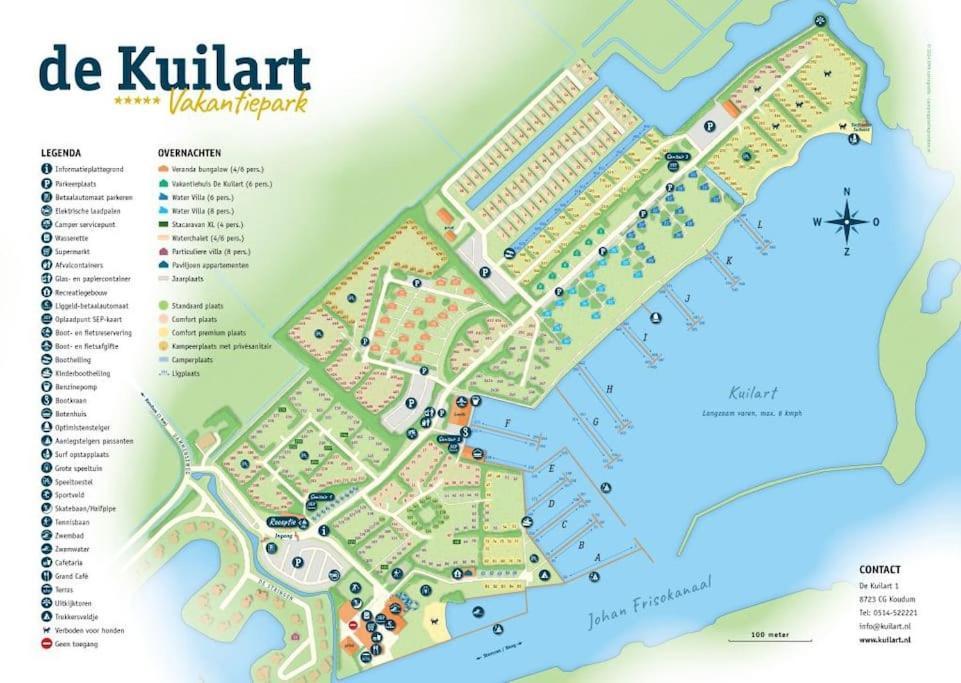 Ervaar 'Fryske Weelde' Op Vijf Sterren Vakantiepark De Kuilart Koudum Exterior foto